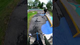 Rate this colorful pump track 😍 mtb pumptrack dirtjumper mtblife anatolybrv quot [upl. by Cly268]