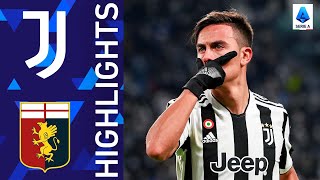 Juventus 20 Genoa  Cuadrado and Dybala seal Juventus home win  Serie A 202122 [upl. by Adeuga]