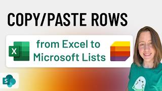 How to quickly bulk import data from Excel to a SharePoint List [upl. by Nisen468]