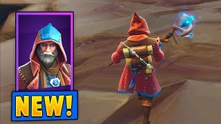 NEW Castor Wizard Skin wthe Spellslinger Pickaxe Fortnite [upl. by Aenal26]