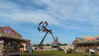 Freak Out Ride At Funderworld Theme Park Bristol [upl. by Ueih]