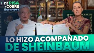 López Obrador firma decreto de Reforma Judicial  DPC con Nacho Lozano [upl. by Cicely]