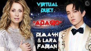 Dimash amp Lara Fabian Virtual Duet «ADAGIO»ENKZRU ❤ Димаш и Лара Фабиан Виртаульный дуэт «АДАЖИО» [upl. by Sholeen]