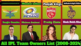 Meet the Owners of IPL 2024 Teams  Insights into the Powerhouses Behind the Game [upl. by Anoiek]