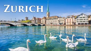 Zurich Switzerland 4K  One Of The Most Beautiful Cities in the World  Travel Vlog Walking Tour [upl. by Rana]