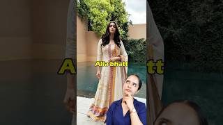 Alia Bhatt is just 5’1 😨 youtubeshorts [upl. by Ahsit468]