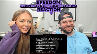 Tech N9ne ft Eminem amp Krizz Kaliko  Speedom  REACTION  BREAKDOWN  Real amp Unedited [upl. by Eradis94]