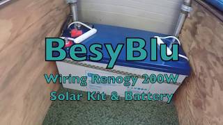 Wiring the Renogy 200W Solar [upl. by Parnell]