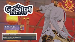 Estrellas de buena fortuna  Iridiscencia fugaz I Gameplay Genshin Impact Aventura Completa [upl. by Ehsiom972]