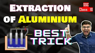 Extraction of Aluminium EASIEST TRICK  Metallurgy  SSC Class10  MH Board  Parth Momaya [upl. by Mello562]