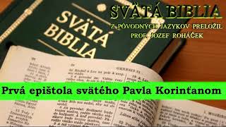 Prvá epištola svätého Pavla Korinťanom  Biblia SK [upl. by Haida584]