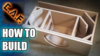 How to Build a Subwoofer Box [upl. by Hanny]