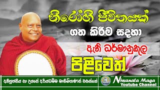 නීරෝගී ජීවිතයක් ගත කිරීමට ඇති ධර්මානුකූල පිළිවෙත් nirogi jivithaya ven na uyane ariyadhamma maha [upl. by Sonni]