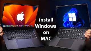 How to Install Windows 11 on MacBook without Bootcamp [upl. by Leroi782]