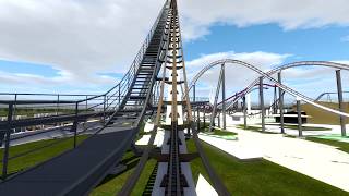 THORPE PARK 2024 New BampM Hyper Roller Coaster POV NoLimits 2 Concept [upl. by Rofotsirk]