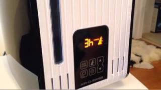 humidifier cleaning AirOSwiss S450 Steam Humidifier [upl. by Matthieu]