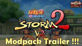 Storm 2 v2 Modpack Trailer Unofficial  Naruto Ultimate Ninja Impact PPSSPP [upl. by Yanahc719]