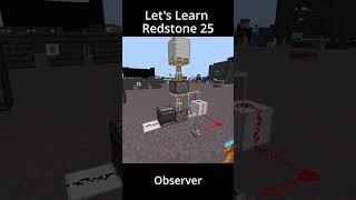 What is an Observer in Minecraft  Lets Learn Redstone 25  Minecraft Bedrock Redstone Tutorial [upl. by Isleana]