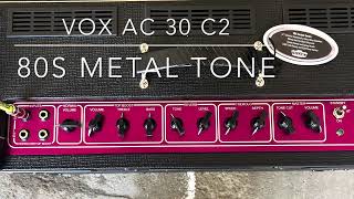 Vox AC30 c2 80s rock tone [upl. by Rita]