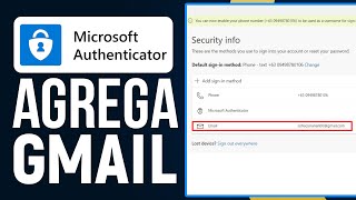 Cómo Agregar Gmail a Microsoft Authenticator ¡FÁCIL [upl. by Cleres971]