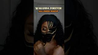 Wakanda forever makeup tutorial makeuptutorial halloweenmakeuplook makeup makeupforbeginners [upl. by Modie293]