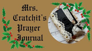 FLIP THROUGH Mrs Cratchits Prayer Journal 👵🎄📖🙏 SOLD  thank you [upl. by Aliakam]