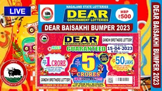 DEAR BAISAKHI BUMPER 6PM LIVE RESULT  15042023  NAGALAND STATE LOTTERIES  lottery result live [upl. by Alphonsine174]