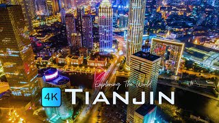 Exploring Tianjin China 🇨🇳 in 4K Ultra HD at 60fps  Drone Video [upl. by Ennovad]