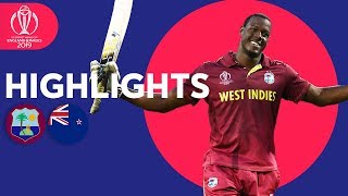 Amazing Brathwaite 100  West Indies v New Zealand  Match Highlights  ICC Cricket World Cup 2019 [upl. by Sandie434]