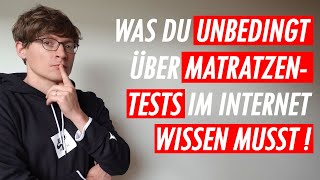 Matratzen Tests im Netz Die KRASSE Wahrheit 🤬👎 [upl. by Dulcia]