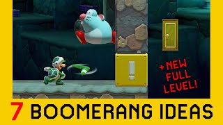 7 Ideas with the Boomerang Part 3  Super Mario Maker 2 [upl. by Lucian659]