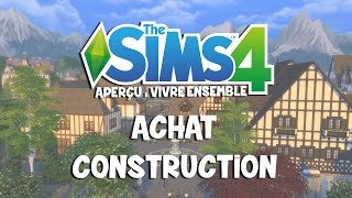 APERÇU Les Sims 4 Vivre Ensemble  Achat amp Construction [upl. by Letsyrk]