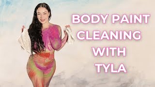 4K USA Housewife How to Clean a Mirror  BodyArt Suit Haul  TRYON HAUL with Tyla [upl. by Mackintosh]