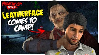 LEATHERFACE COMES TO CAMP  Friday The 13th The Game TEXAS CHAINSAW MASSACRE MOD [upl. by Rhody]