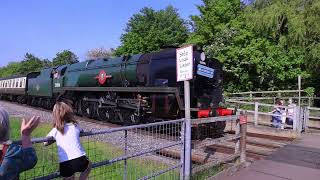 Woodmancote Level Crossing 13 May 2023 [upl. by Osmond]