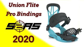 Union Flite Pro Snowboard Bindings 2020 [upl. by Espy706]