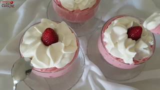 Mousse de fraises موس الفراولة [upl. by Erotavlas]