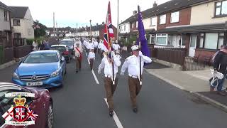 Cookstown Grenadiers FB Arriving  Derryloran Boyne Defenders FB Parade 2024 [upl. by Leis163]