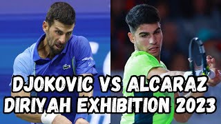 Carlos Alcaraz vs Novak Djokovic Full Highlights  Diriyah 2023 Exhibition Tennis Cup HD [upl. by Ailuig]