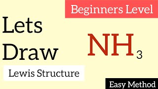 How to Draw Lewis Structure of NH3 [upl. by Godfree]