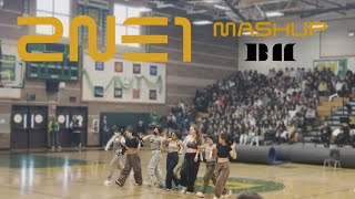 KPOP IN SCHOOL  BABYMONSTER 2NE1 MASHUP Winter Pep Rally   RHS KPOP CLUB [upl. by Cerell498]