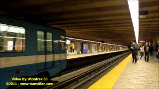 Montreal Metro Station Longueuil  Université De Sherbrooke HD [upl. by Serafina]