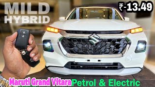 Grand Vitara Hybrid Petrol Car Price ₹ 1349 💥 new maruti suzuki vitara 2024 launch [upl. by Harras]