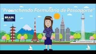 4 Como preencher um FORMULÁRIO DE PASSAPORTE [upl. by Nnyleve]