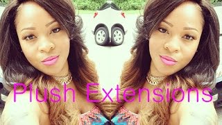 How To Curl Long Hair BIG Kim Kardashian Curls  Curling Iron Tips  Plush Extensions Virgin Weave [upl. by Aniakudo]