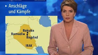 Tagesschau vor 20 Jahren 14092004  Susanne Daubner [upl. by Airemahs279]