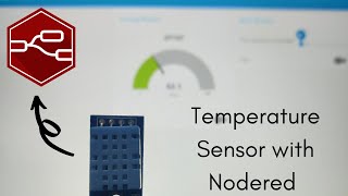 How to use Temperature sensor with Nodered [upl. by Hufnagel517]