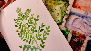 easy watercolor tutorial [upl. by Repsaj763]