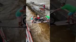 OH NO NO NO NO Bike falls in River with Max Animation meme shorts [upl. by Megan444]