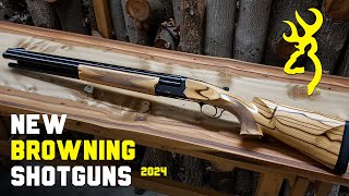 The Browning Over Under NEW Shotguns 2024 SHOT Show [upl. by Annie]